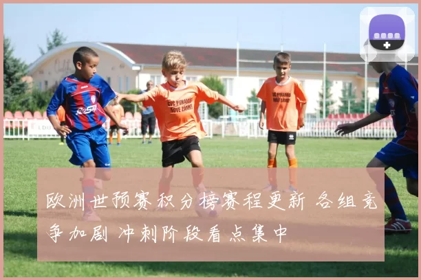 欧洲世预赛积分榜赛程更新 各组竞争加剧 冲刺阶段看点集中