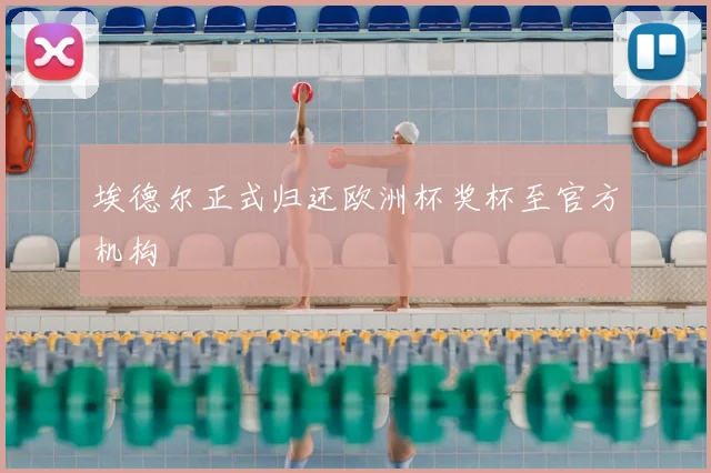 埃德尔正式归还欧洲杯奖杯至官方机构
